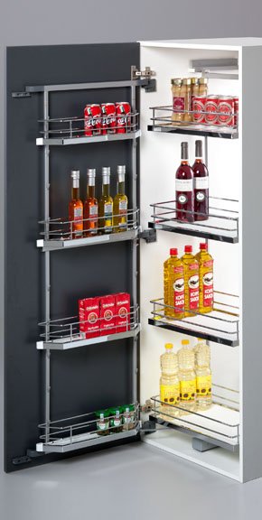 Pantry Unit Anti Skid - Modern Kitchen, Modular Kitchen - Signet Kitchen, Nashik